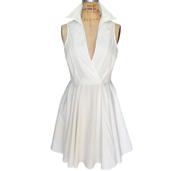 ISLAND COMPANY Marra-Lago White Cotton Dress Size S - Picture 1 of 8